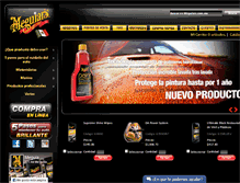 Tablet Screenshot of meguiars.com.mx