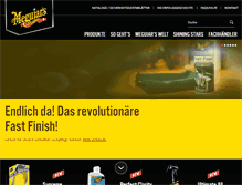 Tablet Screenshot of meguiars.de