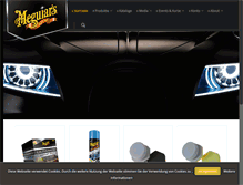 Tablet Screenshot of meguiars.at